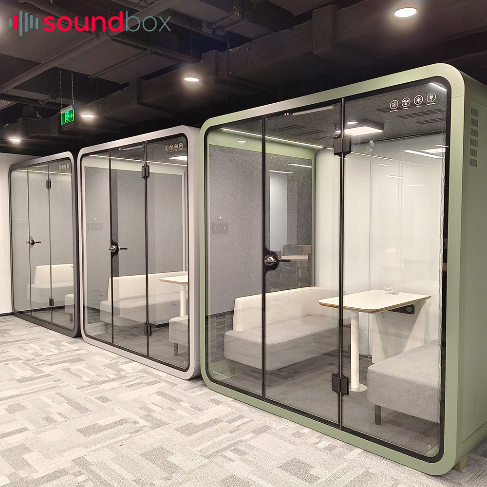 10X10X23M Soundproof Booth Privacy Sound, Proofing Office Pod Sound Proof Phone Booths Meeting Pod For Sale/