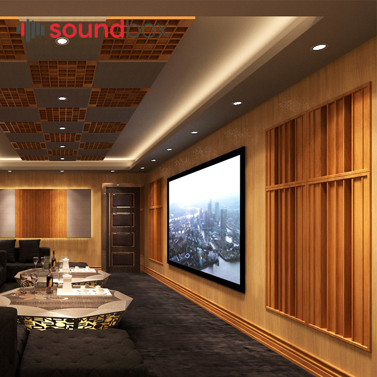 Soild wooden QRD acoustic sound absorption diffusion acoustical diffuser panel