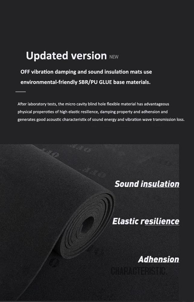 Three thickness waterproof eco-friendly felt noise reducing vibration absorber underlay sound insulation flooring mat