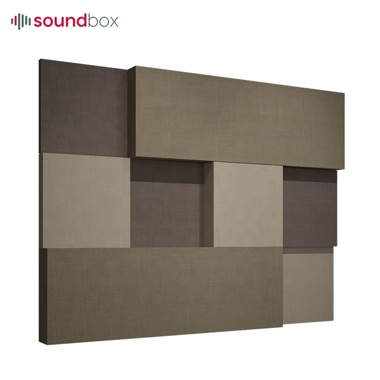 Art colorful acoustic wall padding sound buffering panels