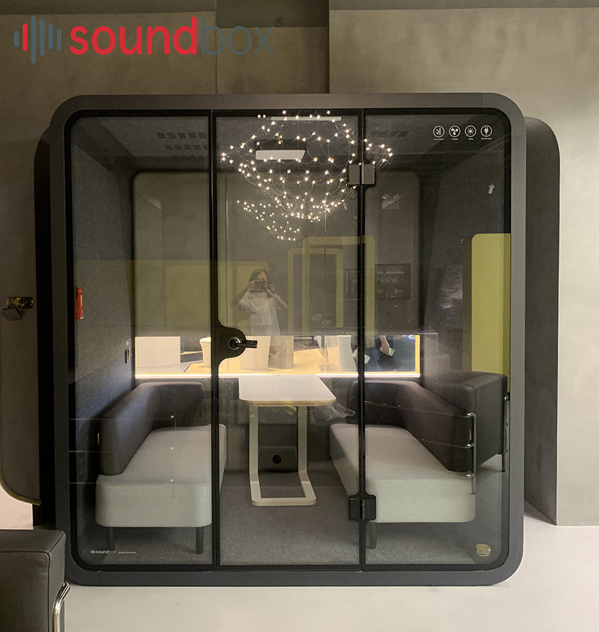 Movable silence soundproof booth pod, office studio recording booth pod meeting booth office furniture/