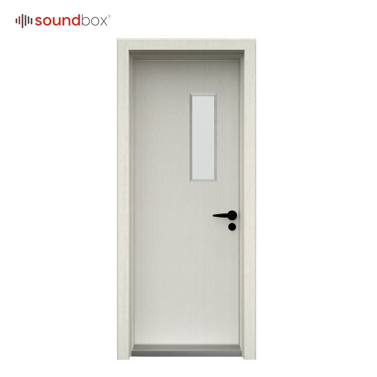 Recording studio sound proof soundproof door with glass window