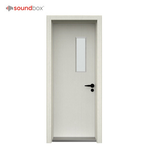 Recording studio sound proof soundproof door with glass window