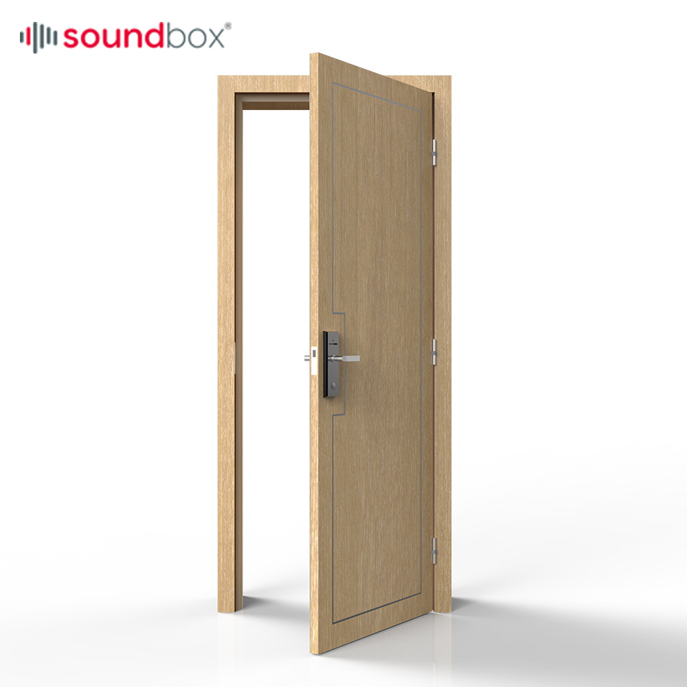 Soundbox Recording studio sound insulation interior Wood theatre, acoustic indoor soundproof doors for theatre/