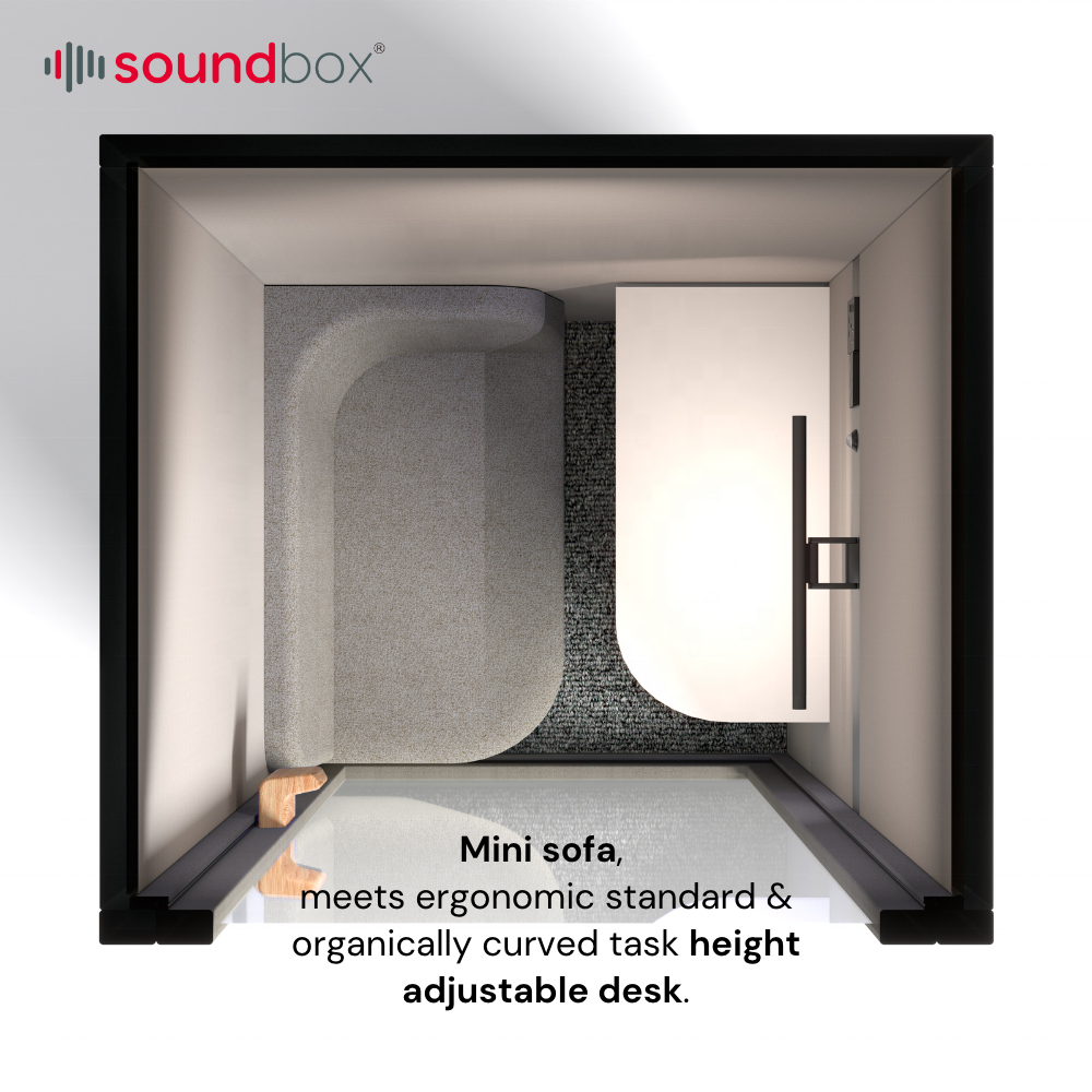 Soundbox Home Office Noise Reduction Home Pod Focus Corner Sound Absorption Eco-friendly House Pod