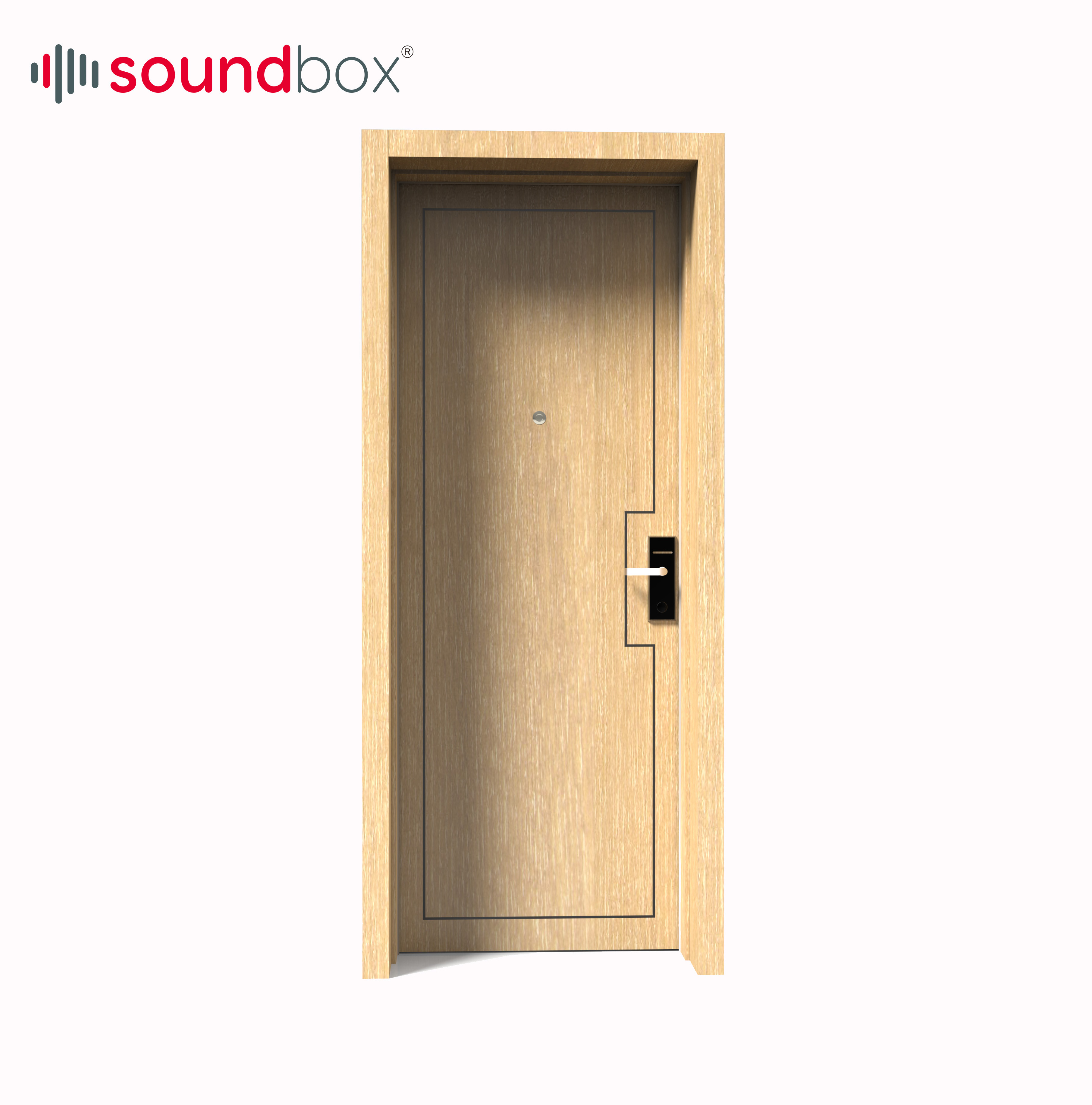 hotel interior doors Aluminum honeycomb wood composite, prevention door soundproof room sensor doors/