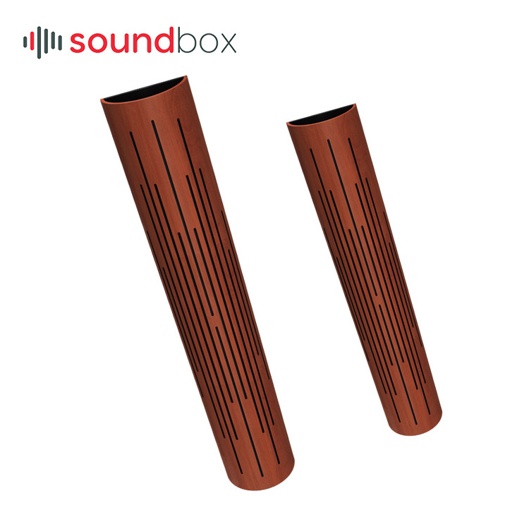 Wooden Acoustic Sound Diffuser Absorption Wall Curved Bass Traps for HIFI & Home Cinema Home Panels 3D Model Design L-ARC 300W