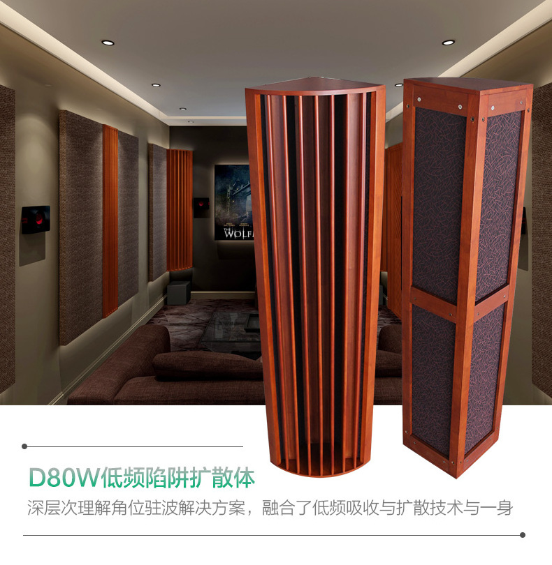 China Supplier High Quality Standing Waves Corners 3D Wooden Acoustic Wall Panel