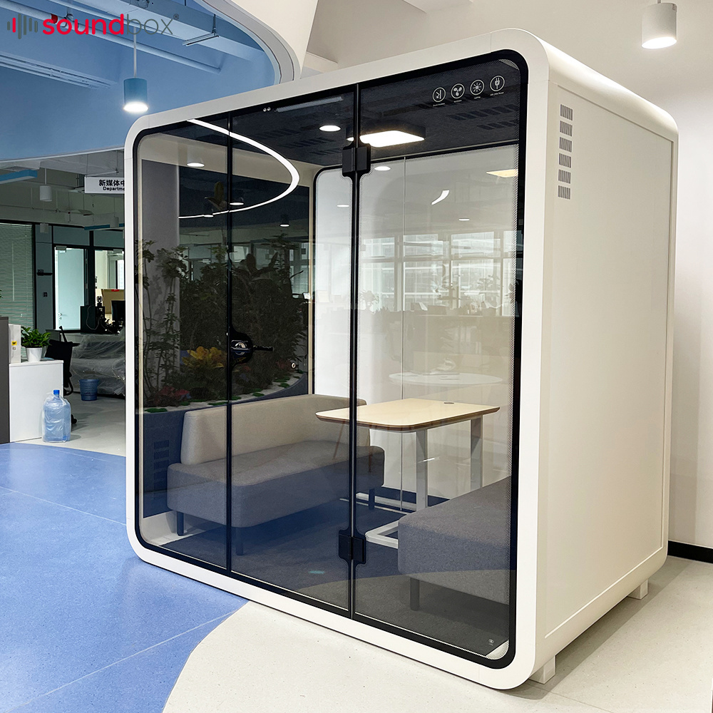 10X10X23M Soundproof Booth Privacy Sound, Proofing Office Pod Sound Proof Phone Booths Meeting Pod For Sale/