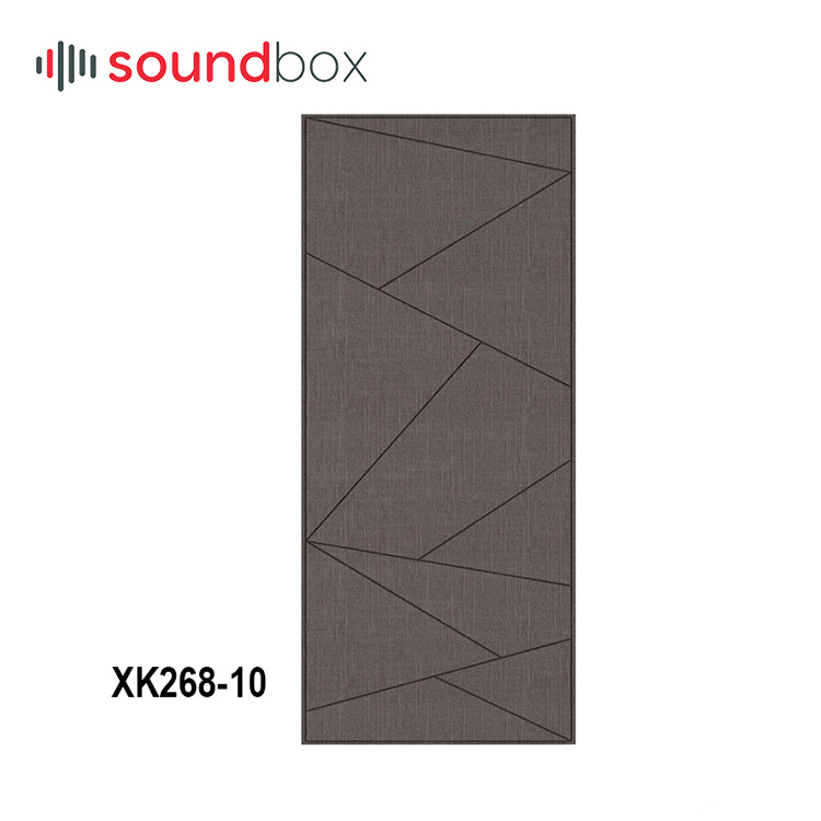 Anti-fire fabric wrapped acoustic board theater wall and ceiling sound absorbing fabric covered wall panel