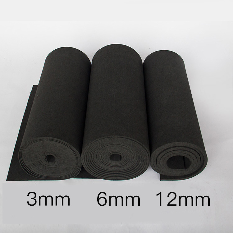 Three thickness waterproof eco-friendly felt noise reducing vibration absorber underlay sound insulation flooring mat