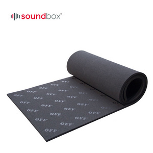 Three thickness waterproof eco-friendly felt noise reducing vibration absorber underlay sound insulation flooring mat