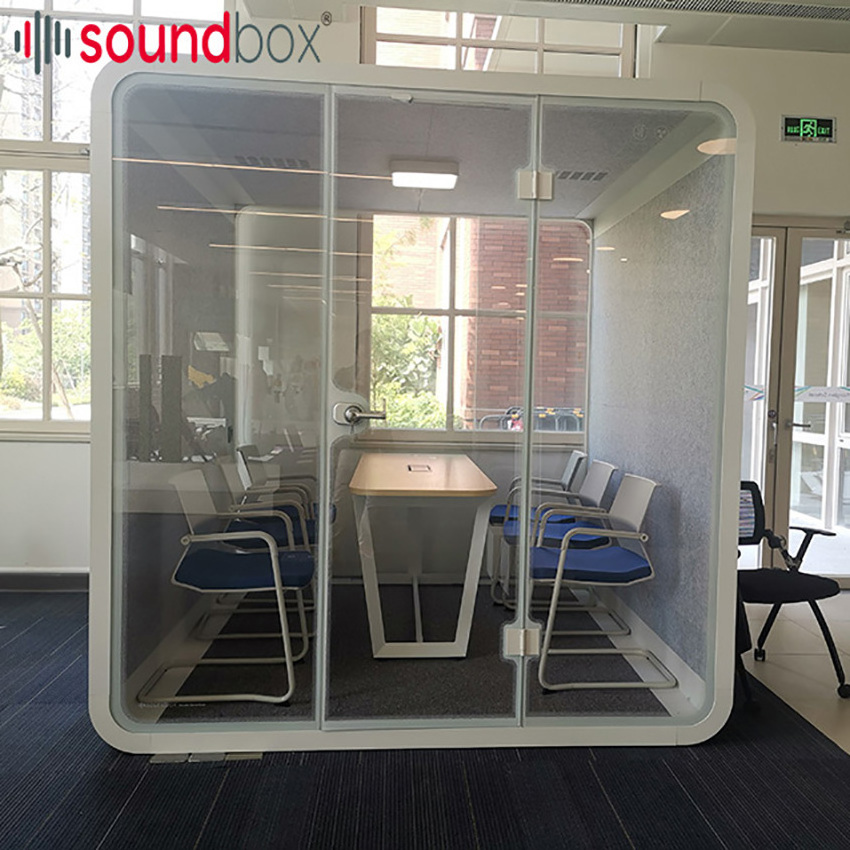 Movable silence soundproof booth pod, office studio recording booth pod meeting booth office furniture/