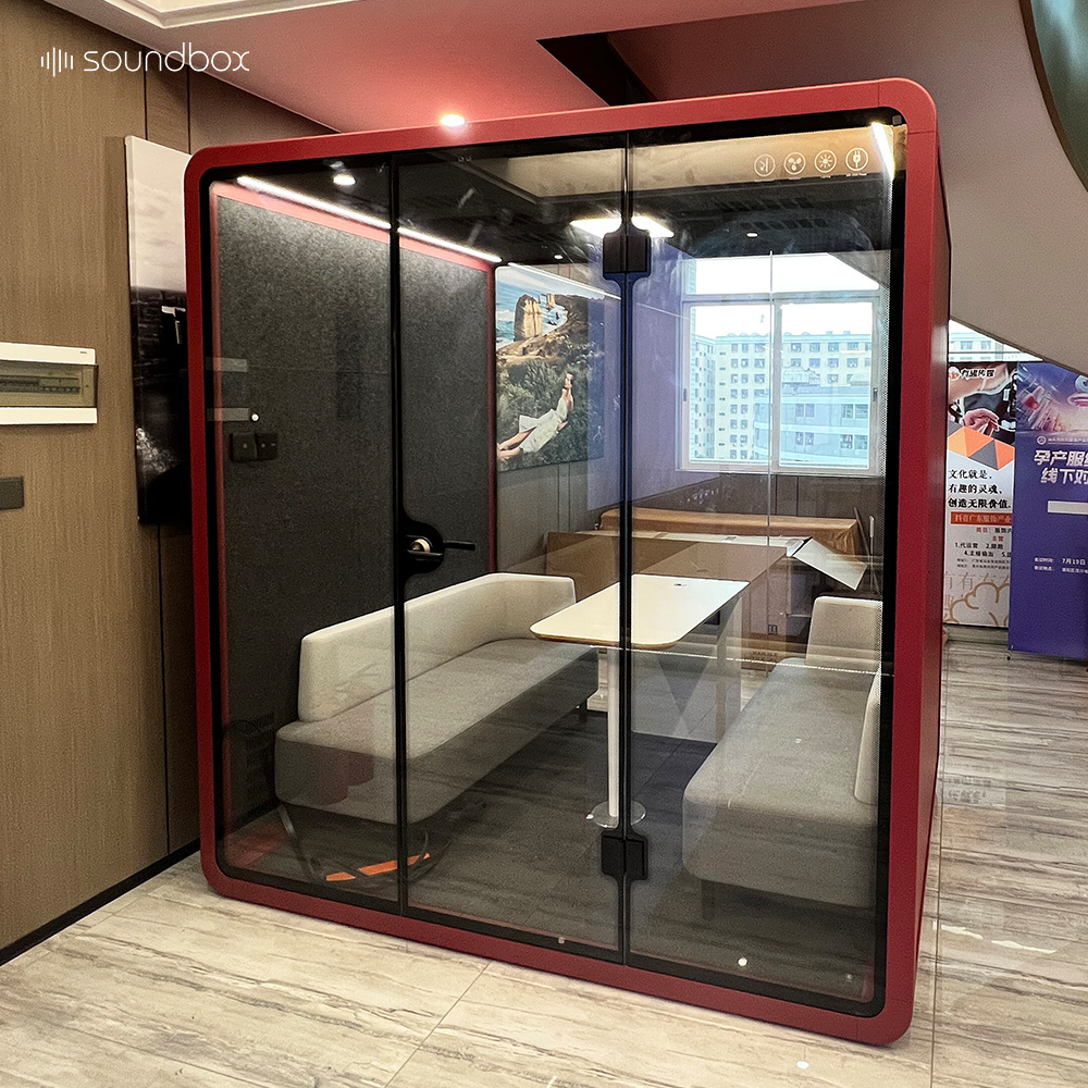 Soundproof telephone booth Office phone booth movable, soundproof office acoustic booth meeting pod home office pods/