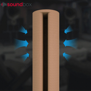 Basstrap Cylinder basstrapsound proof acoustic wall panel Eco- friendly corner sound absorption bass trap multiple color