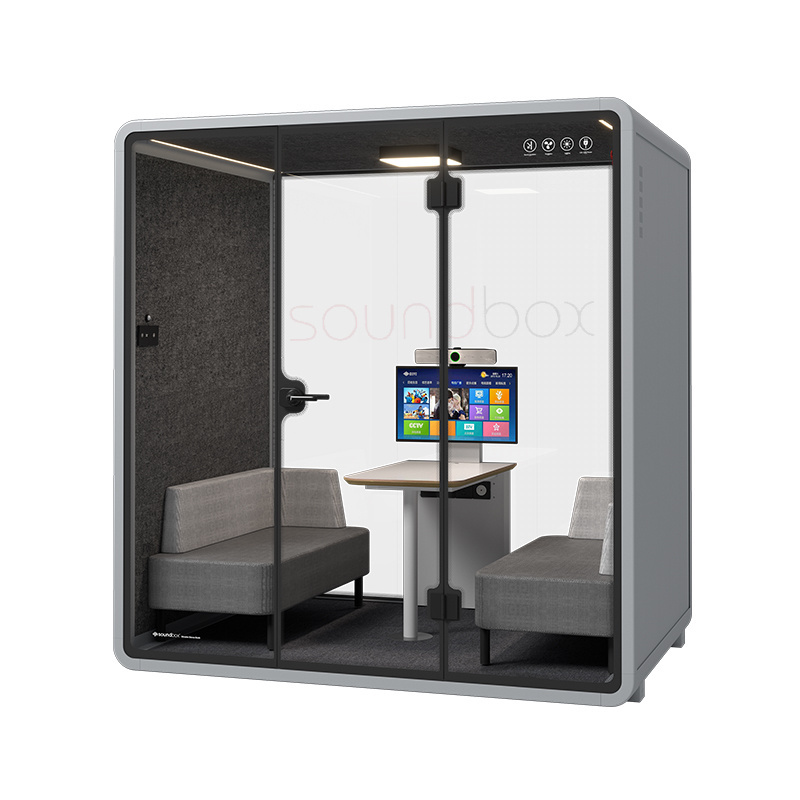 Porta cabin office booth Music studio soundproof booth for sale private meeting booths