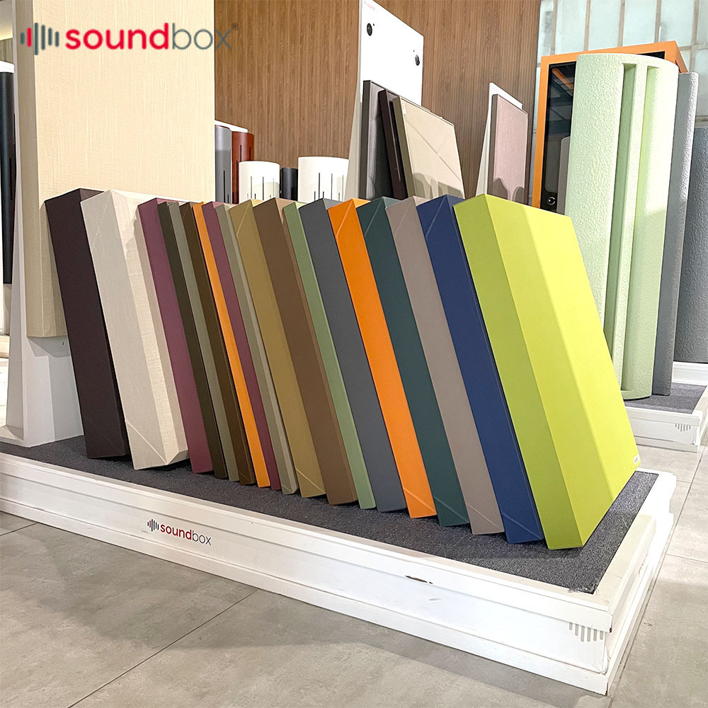 Noise Reduction Acoustic Flat Wall Panels Echo Absorb Fabric Acoustic Decorative Wall Panel