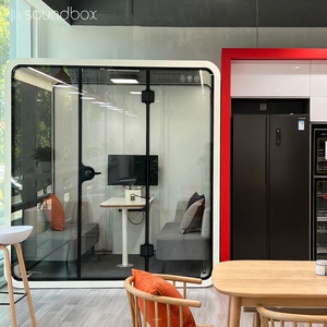 Prefabricated house private office phone booth with work office furniture meeting booths