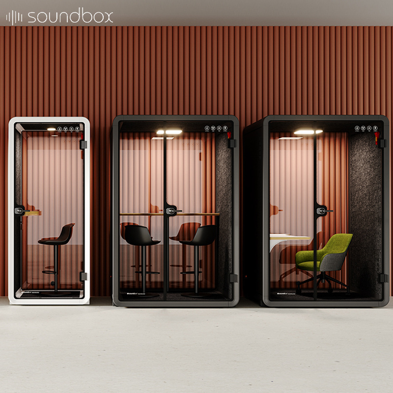 Mobile work space office pod study cabin booth coworking space meeting silent booth single meeting booths