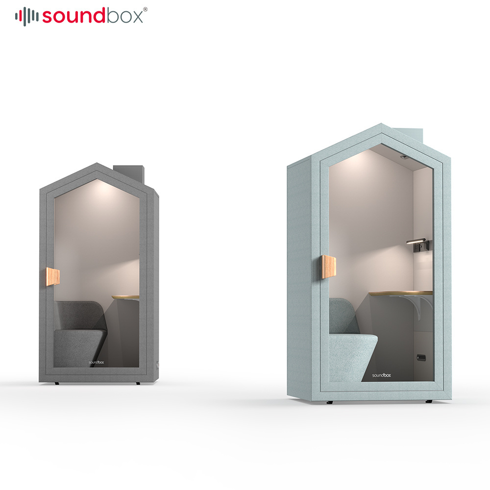 Turbo Fresh Air System House Pod Home Office Eco-friendly Pod Work Office For Sale Acoustic Soundbox Booth