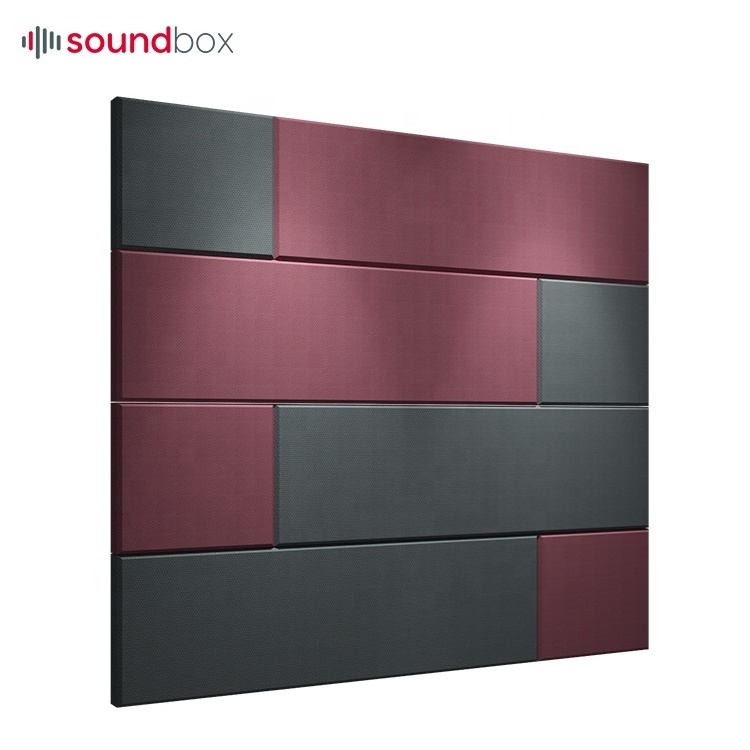 Fiberglass fabric acoustic wall panel