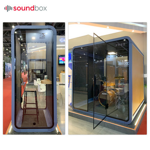 movable silence soundproof acoustic modular drum booth for sale