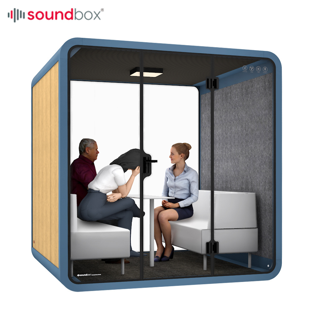 Modern Office Meeting Pod Phone Booth Sound proof Booth for Sale With Furniture