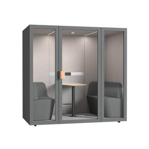 Indoor Mini Portable Soundproof Acoustic Vocal Recording Booth With Eco-friendly Office Sound Proof Pod