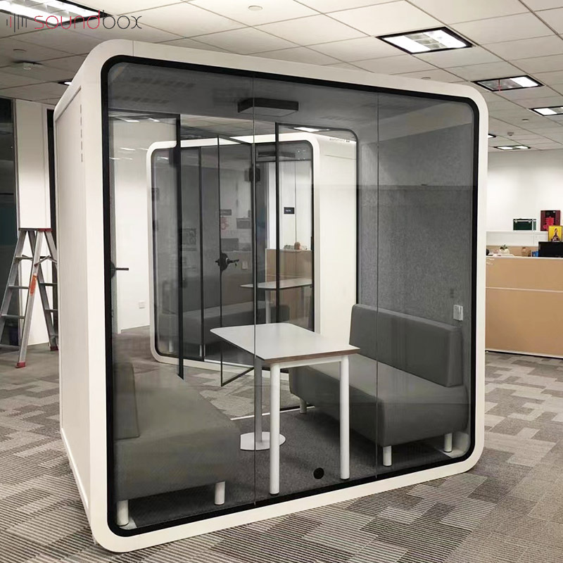 Porta cabin office booth Music studio soundproof booth for sale private meeting booths