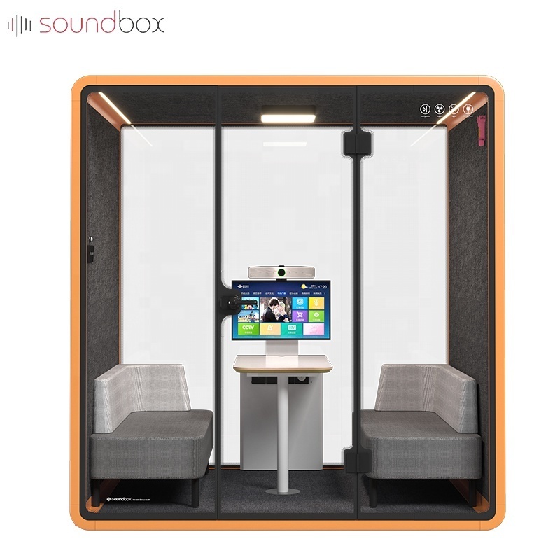 Office pod call pod small portable meeting booth public phone booth for sale