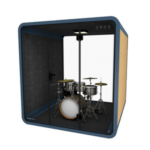 Easy Installation Studio Drum Booth Acoustic Sound Isolation  Booth