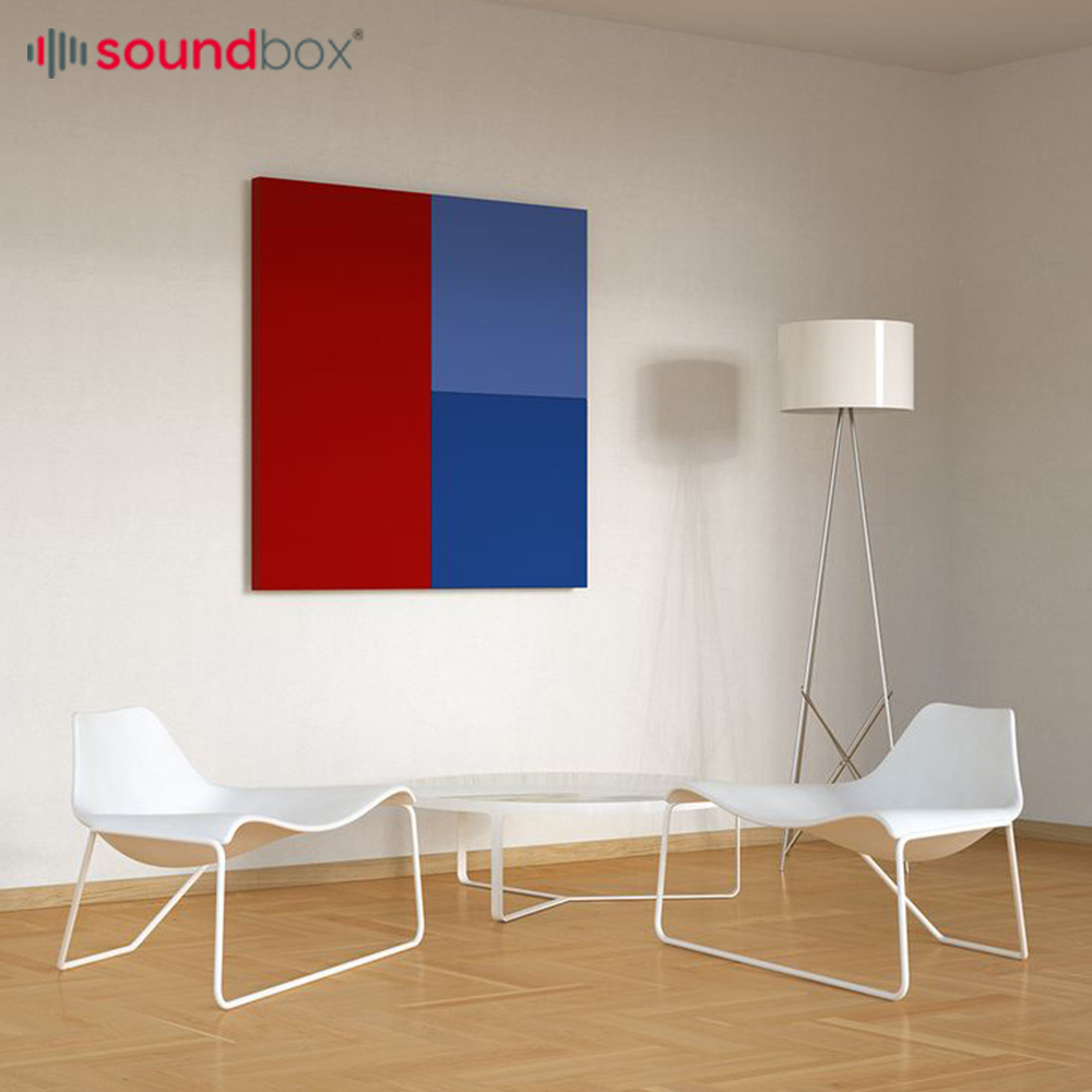 Noise Reduction Acoustic Flat Wall Panels Echo Absorb Fabric Acoustic Decorative Wall Panel