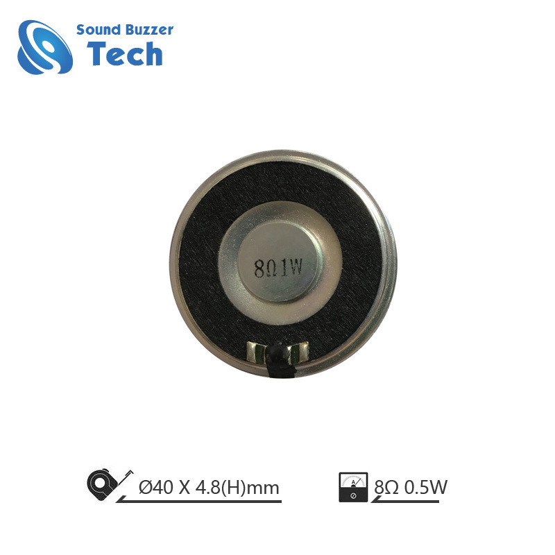 ROHS compliant mini speaker 8ohm 0.5w big sound doll speaker 40mm toy speaker