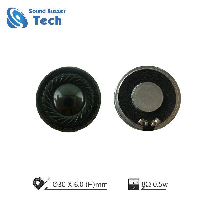 Good sound speaker for home security alarm system clear sosund horn 8ohm 1w mini 30mm thin speaker