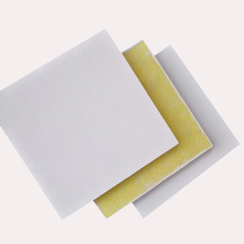 Cinema sound absorbing 2x2 fiberglass drop in ceiling tiles