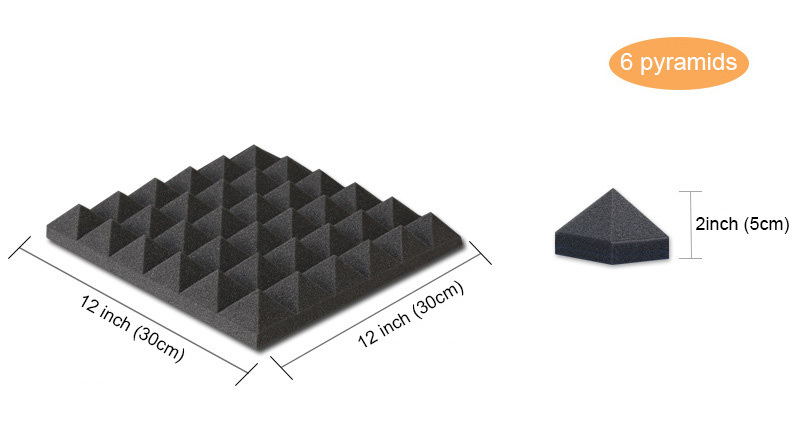 studio rubber sponge acoustic foam panels sound insulation foam