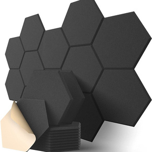 karaoke room soundproof insulation hexagonal acoustic panels