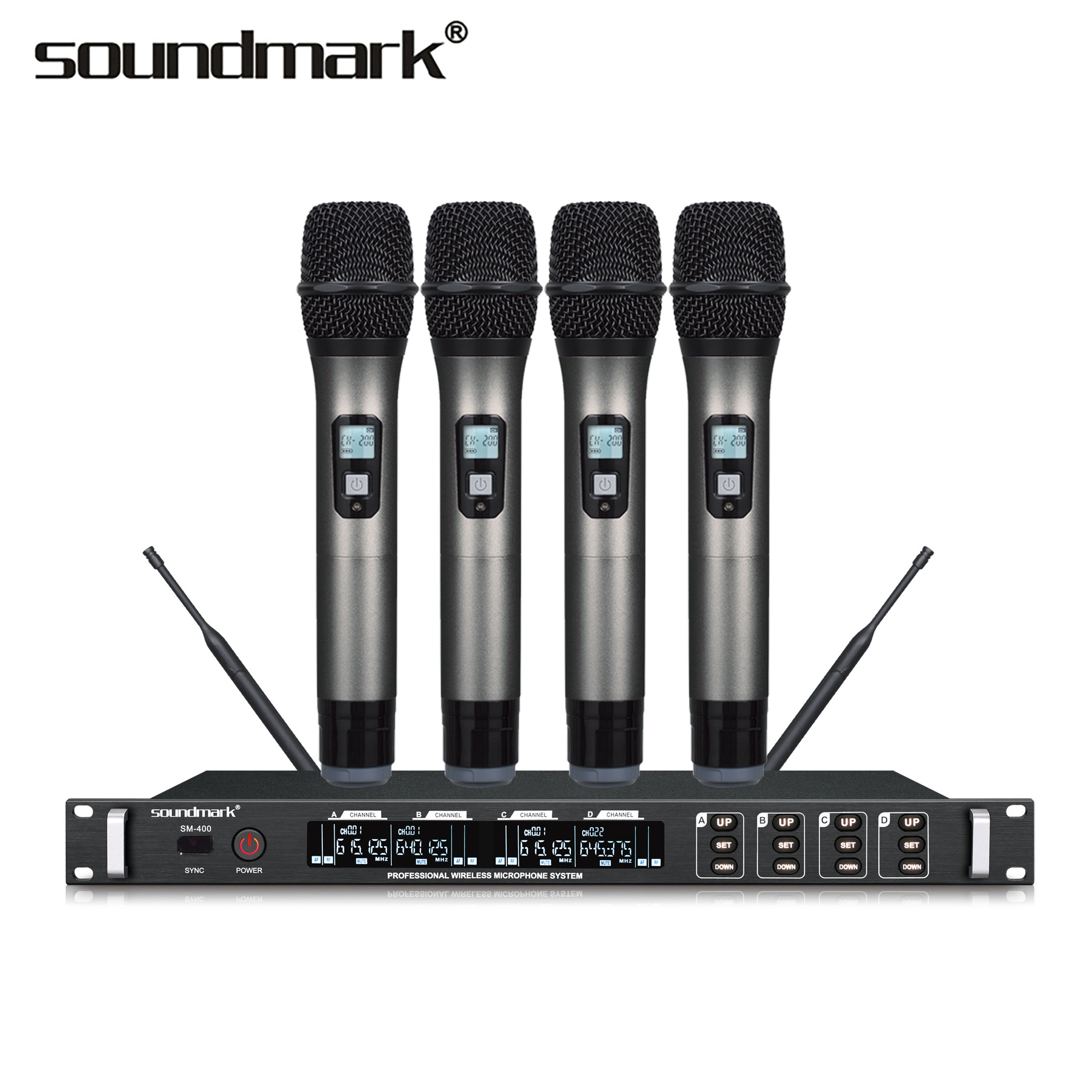 SM-400 Four-channel wireless microphone/meeting room/training microphone, condenser microphone