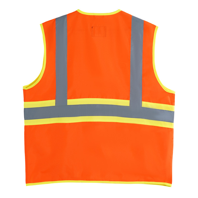 Hivis Workwear Construction Clothing Lighted High Vis Orange Safety Vest