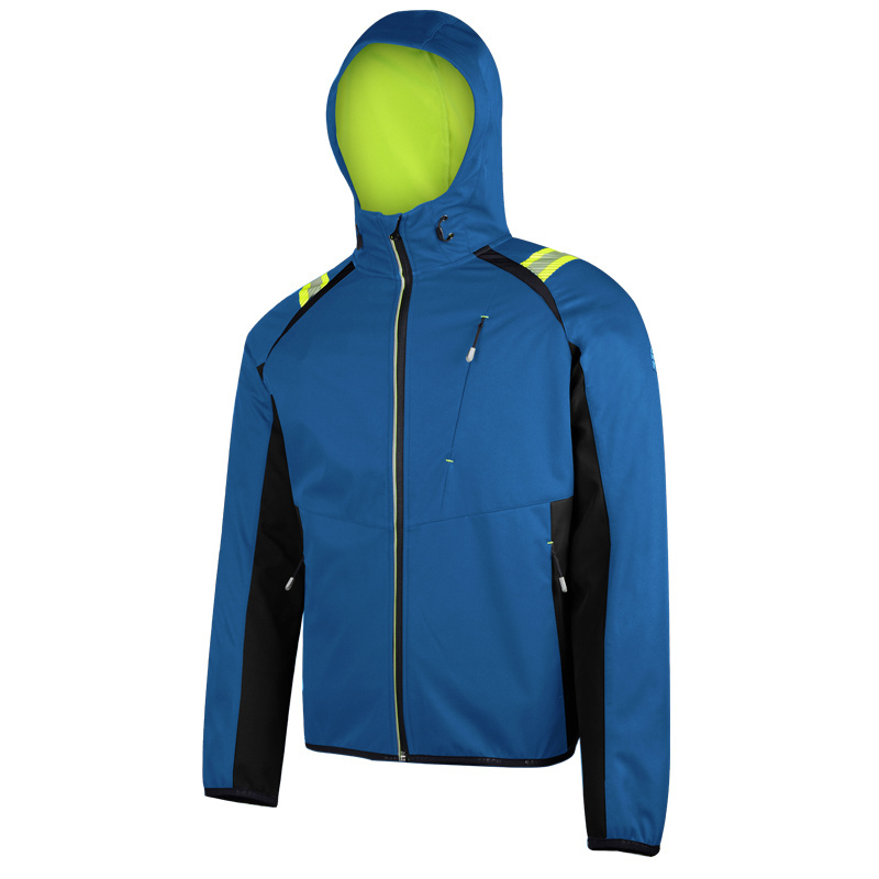 High Quality 100% Polyester Breathable and Waterproof Mens Hoodie Jacket Reflective Safety Clothing Uniform Workwear