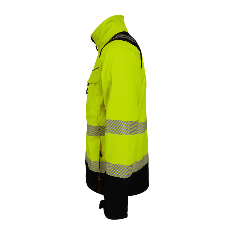 ODM High Visibility Softshell Waterproof Construction Clothing Workwear Uniform Safety Reflective Jacket