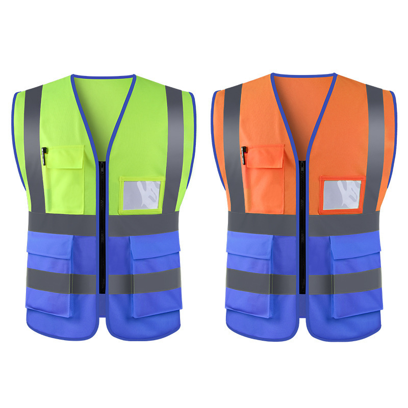 Wholesale Hi Vis Safety Vest Custom Color Mesh Fabric Workwear Security Other Uniform Reflective Warning Workwear Vest