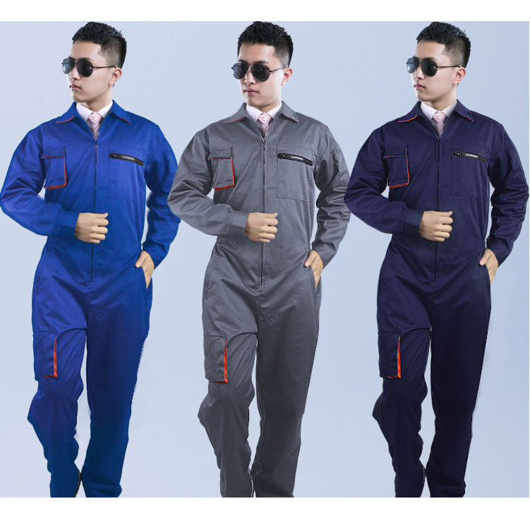 Long Sleeved Coverall Working Cloths Car Repair Work Uniform Jumpsuit Construction Clothing