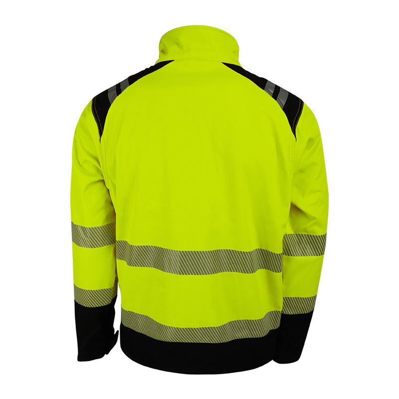 ODM High Visibility Softshell Waterproof Construction Clothing Workwear Uniform Safety Reflective Jacket