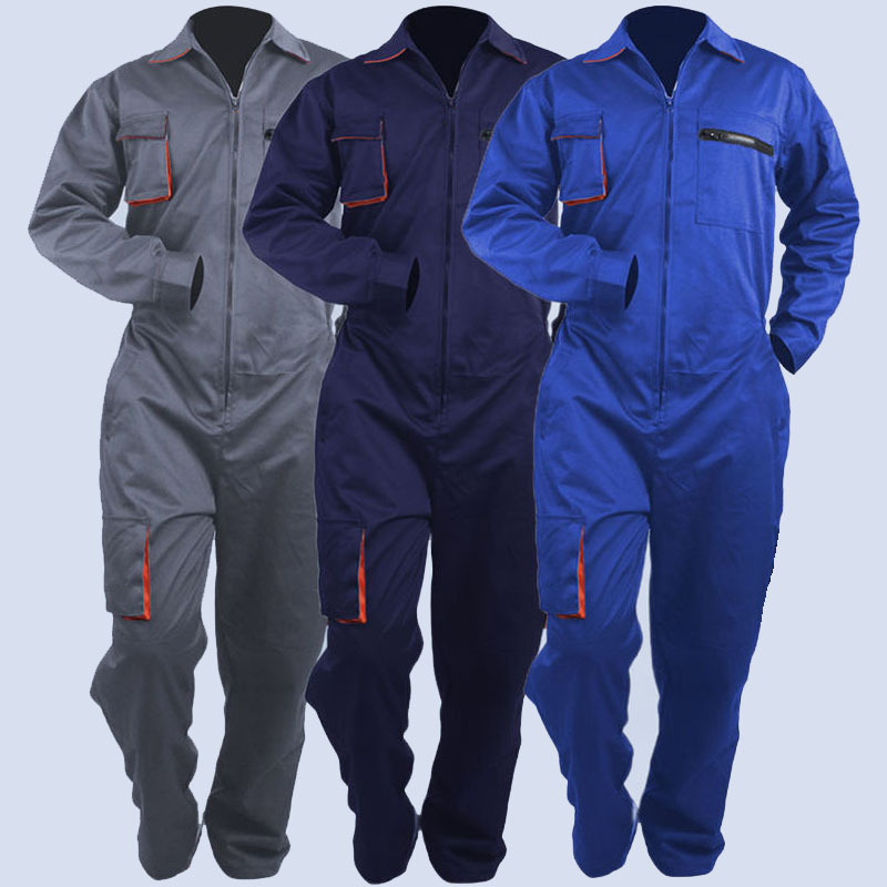 Long Sleeved Coverall Working Cloths Car Repair Work Uniform Jumpsuit Construction Clothing