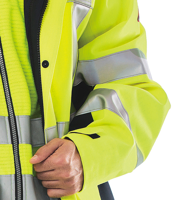 Work Clothes High Visibility Two-piece Set Hi Vis Reflective Safety Clothing Workwear Winter Men Hivis Work Fashion Jacket