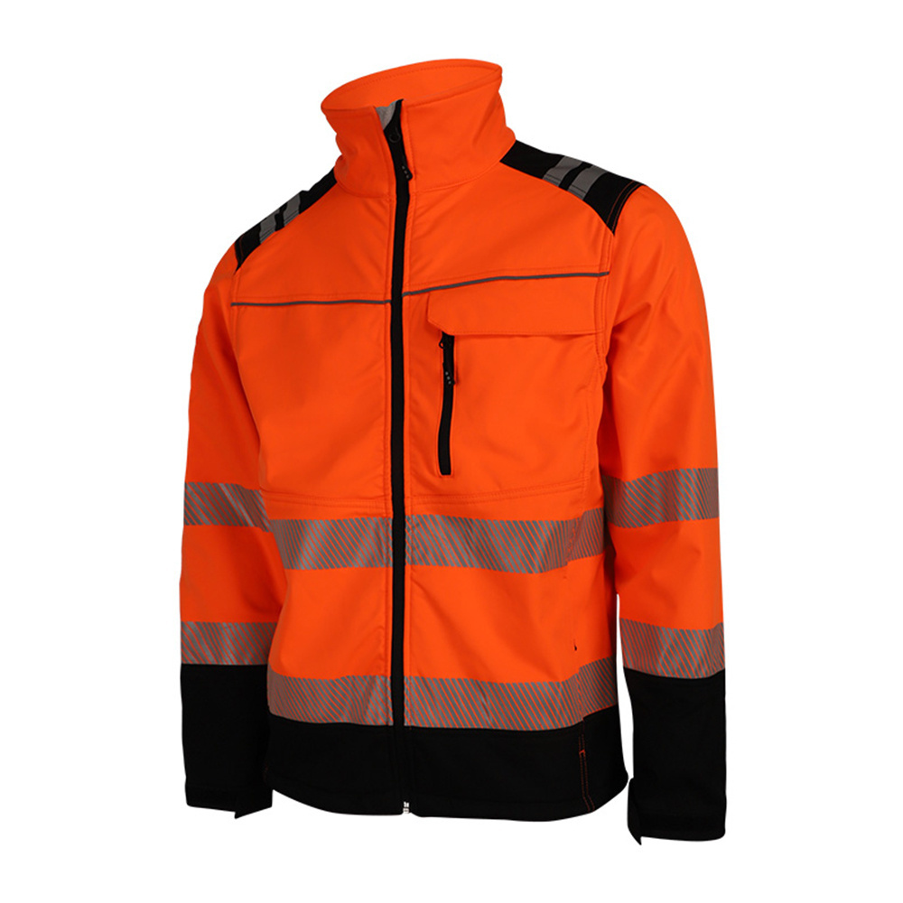 ODM High Visibility Softshell Waterproof Construction Clothing Workwear Uniform Safety Reflective Jacket