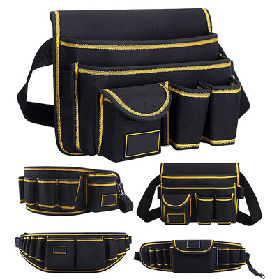 Multifunctional Oxford Toolkit Waist Bag Electrician Hardware Tool Bag