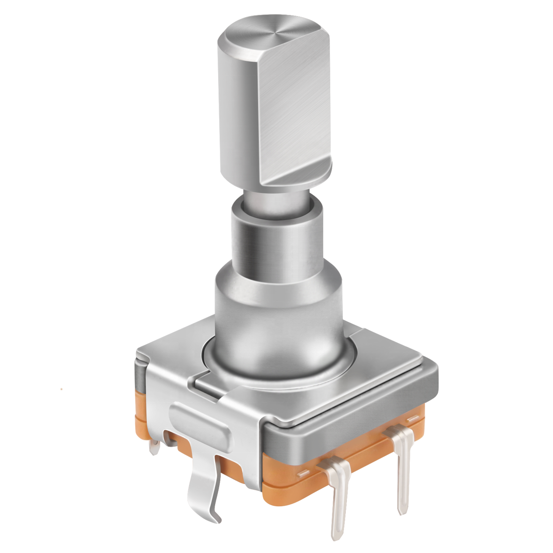 Low Profile Rotary Switch RS11 Metal Shaft Rotary Self-return Switch