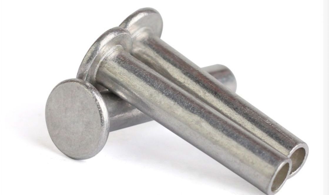 DIN 6791 7338 7339 Customized Fasteners Tubular Rivet SS304 316 Zinc Plated Alloy Semi-Tubular